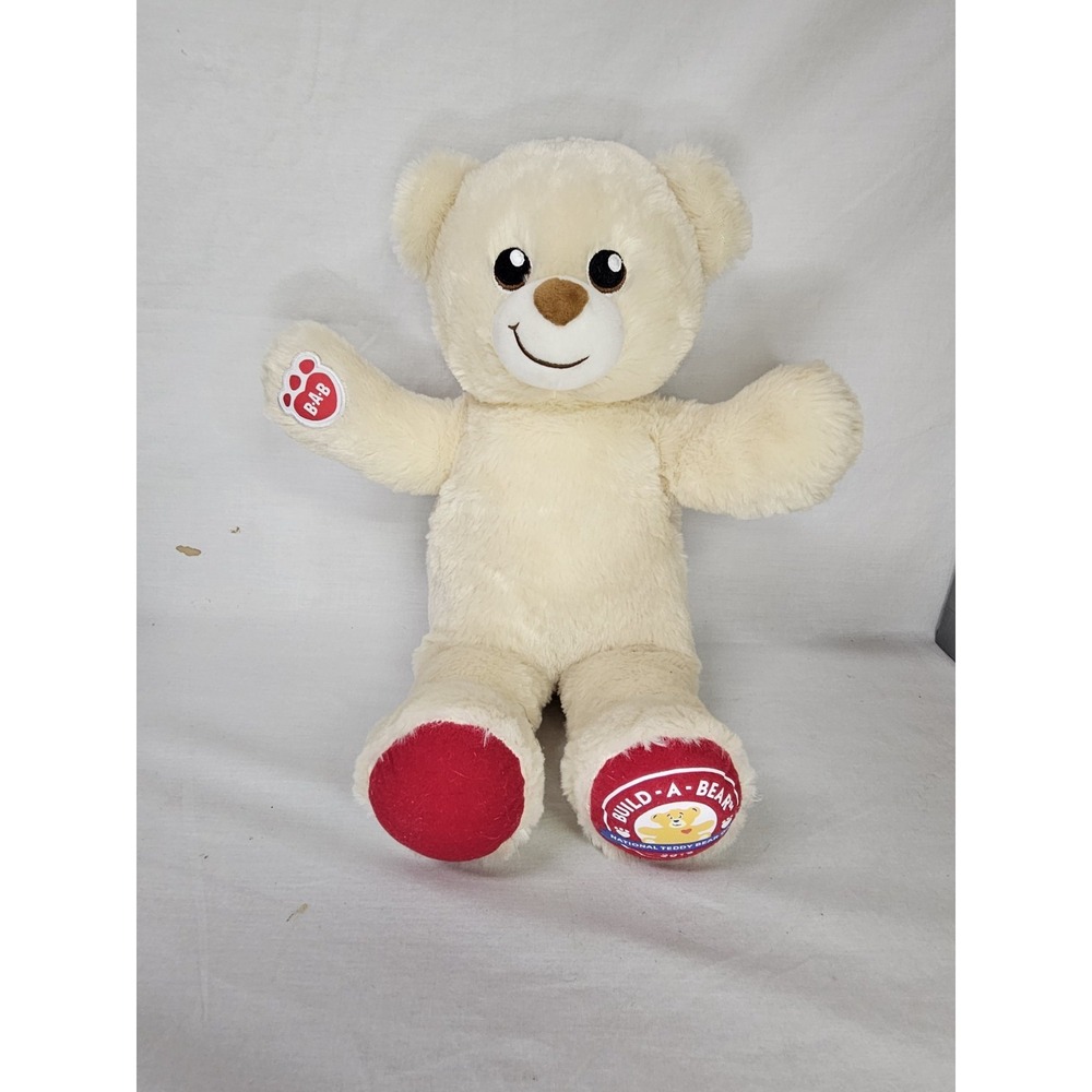 Build-A-Bear National Teddy Bear Day 2019 Cream Plush Stuffy Limited Edition